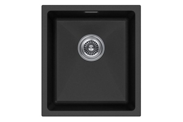 Мойка врезная PAULMARK Lumi 41UNI IT-GRANIT LU41-BL 41х46х21 см