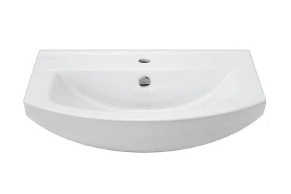 Умывальник Sanita Luxe Best 75 Полувстраиваемая, 74.5х20.2х43 см