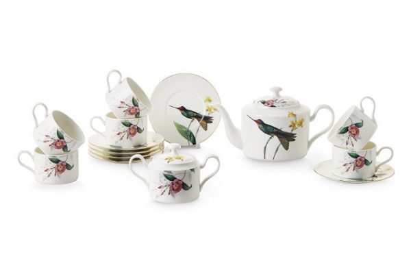 Чайный сервиз EVIO Colibri 6 перс., 14 предм., Фарфор