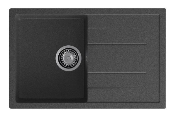 Мойка врезная с крылом GRANFEST Quadro GF-Q-780L 77х49.5х20 см