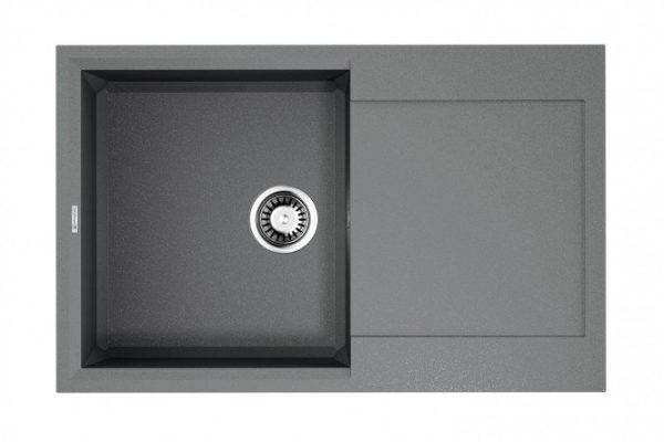 Мойка врезная с крылом OMOIKIRI Sakaime 79-GR 4993553, серый 79х50х20 см