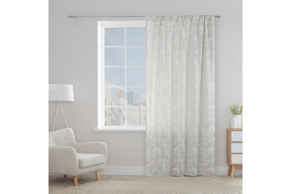 Штора MICASA Gabriella soft 150х260 см, 1 шт., цвет серый