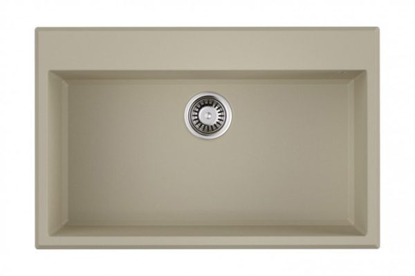 Мойка врезная OMOIKIRI Tedori 79-BE 4993949, ваниль 79х51х20 см
