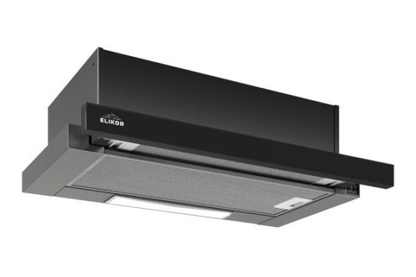 Вытяжка ELIKOR Slide 60П-430 КВ II М-430-60-581 цвет чёрный, 60х17.4х30.7 см