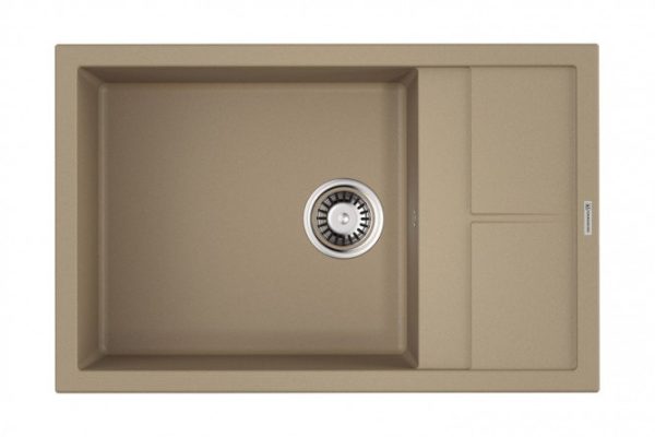 Мойка врезная с крылом OMOIKIRI Sumi 78 LB-CH 4993726, шампань 78х50х20 см