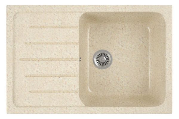 Мойка врезная с крылом GreenStone GRS-76 328 49х75х19 см