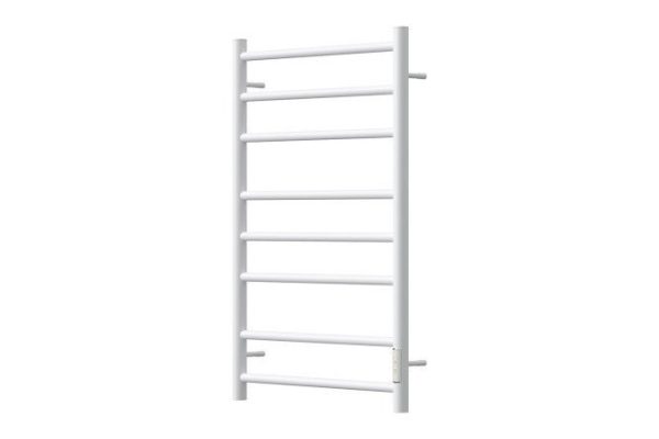 Полотенцесушитель электрический POINT Аврора П8, белый PN10858W 53.2х80х8.7 см
