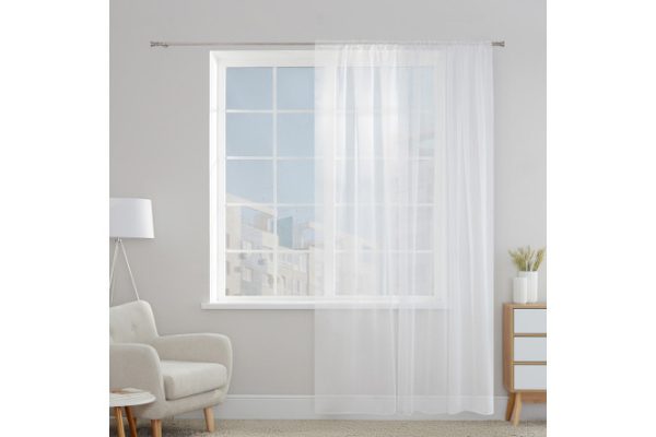 Тюль MICASA Camilla 300х260 см, цвет белый