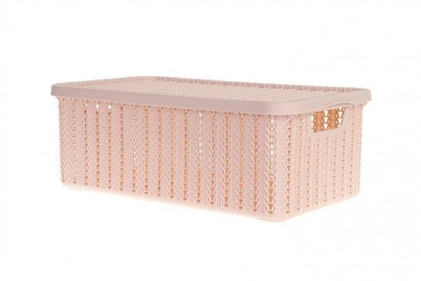 Коробка с крышкой Вязание 35x12.5x19.5 см
