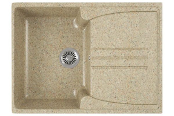 Мойка врезная с крылом GreenStone GRS-40S 302 50х68х17 см