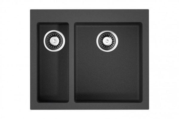 Мойка врезная OMOIKIRI Bosen 59-2-BL 4993149, чёрный 59х50х20 см