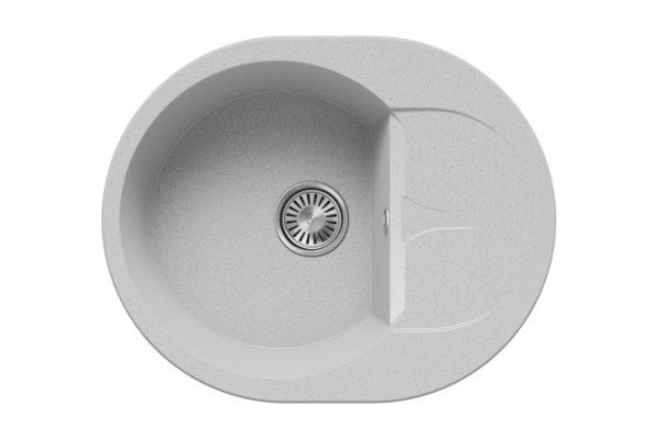 Мойка врезная с крылом Atol-620 62х50х20 см