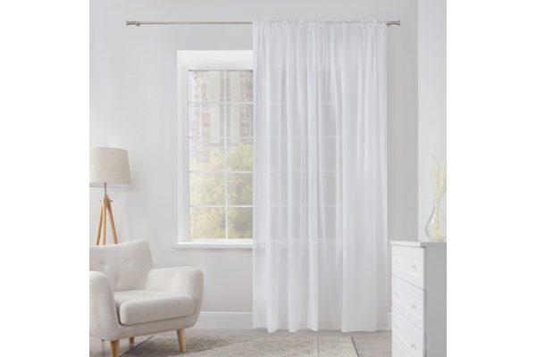 Тюль ESTUDI BLANCO Elettra 300х280 см, 1 шт., цвет белый