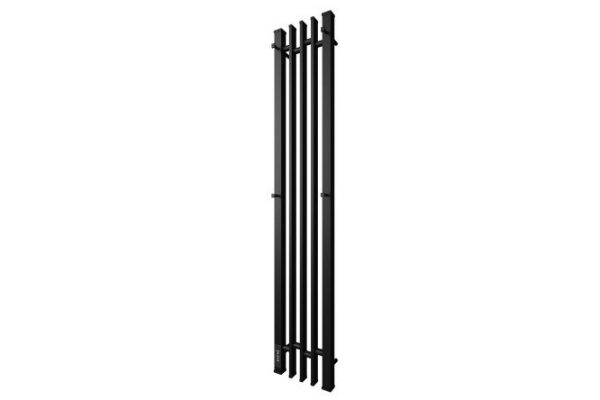 Полотенцесушитель электрический POINT Фрея П2, чёрный PN20732B 21х120х10.5 см