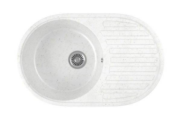 Мойка врезная GreenStone GRS-18-331 с крылом 45х72х17.5 см
