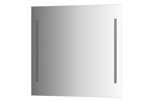 Зеркало настенное EVOFORM Ledline с 2-мя встроенными LED-светильниками, BY 2117 80х75 см