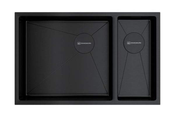 Мойка врезная OMOIKIRI Taki 69-2-U/IF-L Side-GB 4997050 69.5х44х20 см