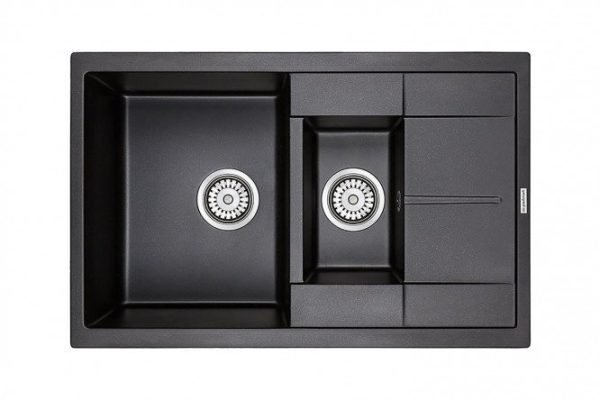 Мойка врезная с крылом PAULMARK Feste PM237850-BL 77.5х49.5х19.5 см