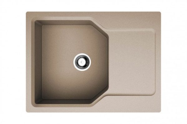 Мойка врезная с крылом OMOIKIRI Yonaka 65-SA 4993415, бежевый 65х51х19 см