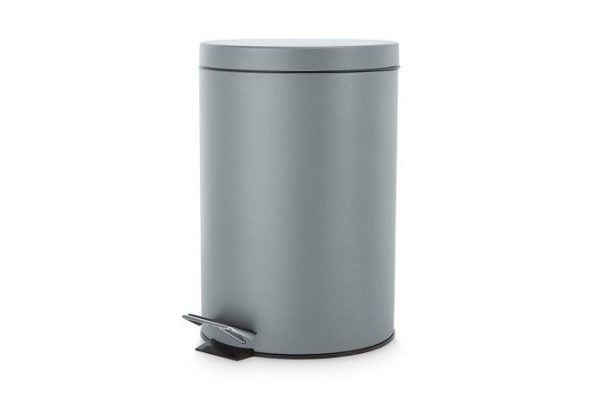 Бак для мусора с крышкой BERKRAFT Optima 25.2x38x25.2 см, 12 л