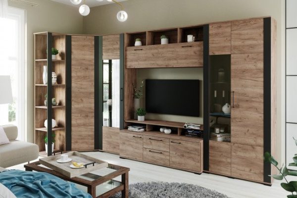 Модульный гарнитур Валери дуб табачный крафт