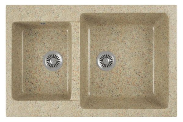 Мойка врезная GreenStone GRS-76K 302 51х78х20 см