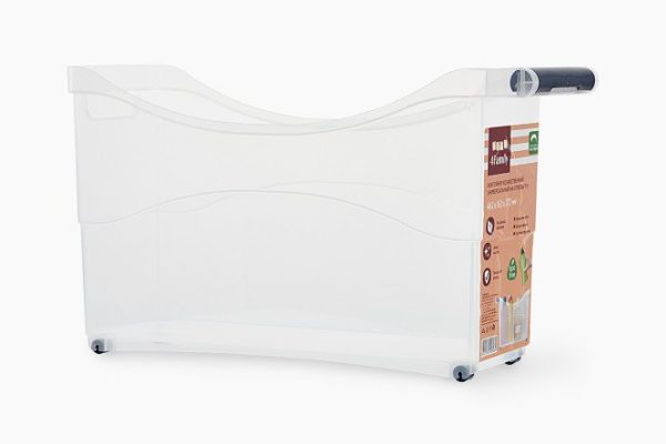 Контейнер универсальный на колесах 46.2x27.2x16.2 см