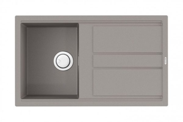 Мойка врезная с крылом OMOIKIRI Kitagawa 86-GR 4993807, серый 86х51х20 см