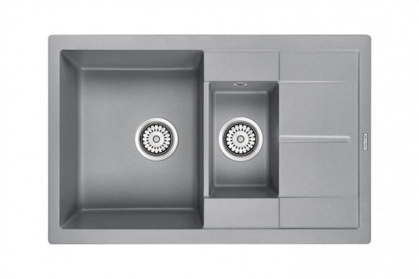 Мойка врезная с крылом PAULMARK Feste PM237850-GRM 77.5х49.5х19.5 см