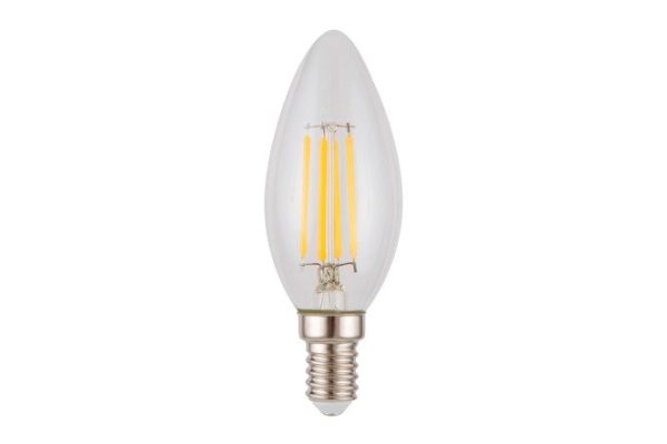 Лампа светодиодная VOLTEGA Crystal Candle VG10-C1E14cold5W-FD 8461 5W, E14, Холодный свет
