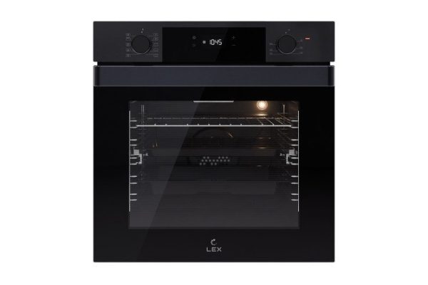 Электрический духовой шкаф LEX EDP 610 DX Wide Series, чёрный, нержавеющая сталь 59.5х59.5х54.3 см