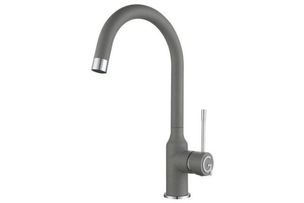 Смеситель для кухни RIVELATO Garda 1923502 grigio cromo