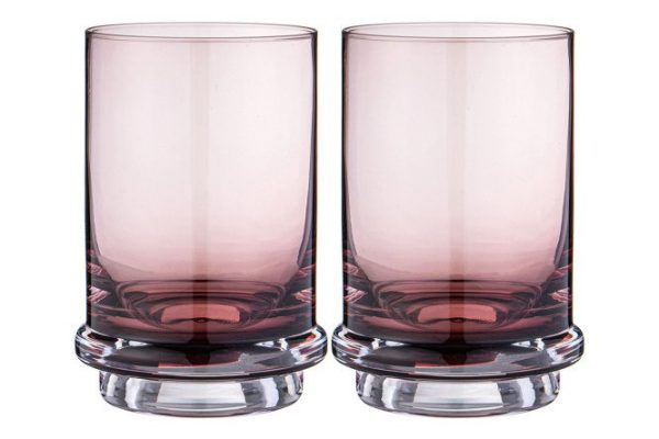 Набор стаканов Lefard Trendy Purple 330 мл, Стекло, 2 шт.