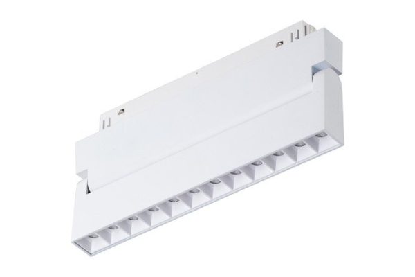Светильник трековый поворотный магнитный LED VITALUCE VT0200009 4 м², 22x10.5x2.3 см, LED