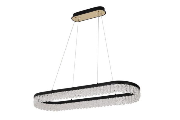 Люстра подвесная LED FAVOURITE Lunetta 33.6 кв.м., 100х13х30 см, LED