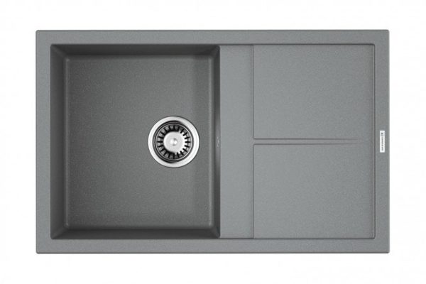 Мойка врезная с крылом OMOIKIRI Sumi 79-GR 4993552, серый 79х50х20 см