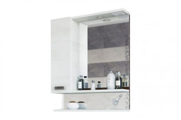 Шкаф с зеркалом Sanflor Техас 59.6х73.6х14.6 см
