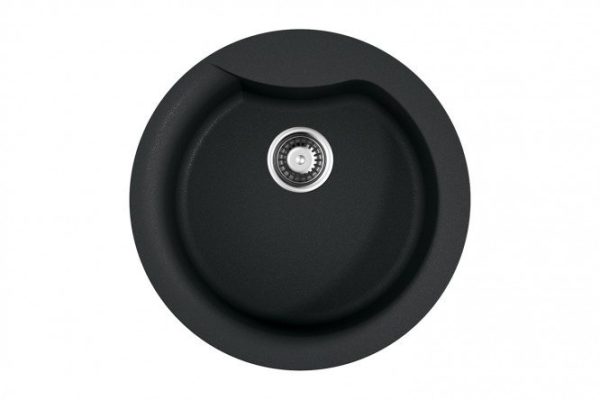 Мойка врезная OMOIKIRI Yasugata 48R-BL 4993130, чёрный 48.5х48.5х21 см