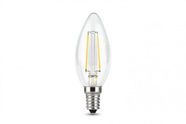 Лампа светодиодная Gauss Filament 5W, E14, Тёплый 2700