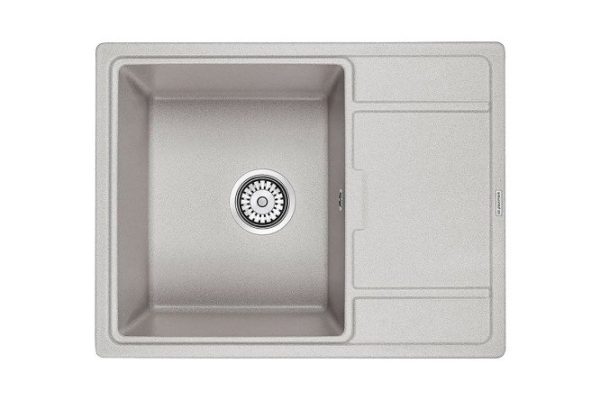 Мойка врезная с крылом PAULMARK Weimar PM216550-GR 65х50х20 см