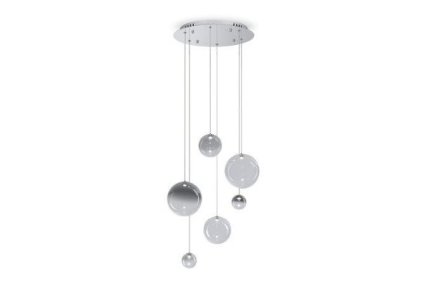Светильник подвесной EUROSVET Wonder 4 кв.м., 44х80х44 см, LED