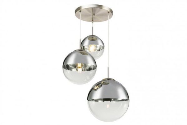Светильник подвесной TOPLIGHT Glass хром 6 кв.м., 51х120х51 см, E27