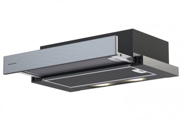 Вытяжка KRONAsteel Kamilla R 600 inox цвет чёрный, 59х16х46 см