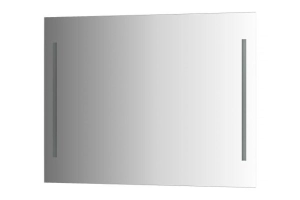 Зеркало настенное EVOFORM Ledline с 2-мя встроенными LED-светильниками, BY 2119 100х75 см