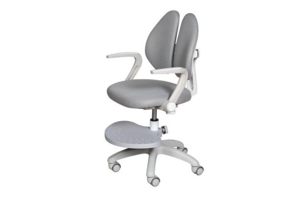 Кресло детское Primo Grey 250622 с подлокотниками и подставкой
