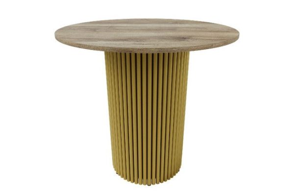 Стол Trubis Wood с трубчатым подстольем 80х75х80 см