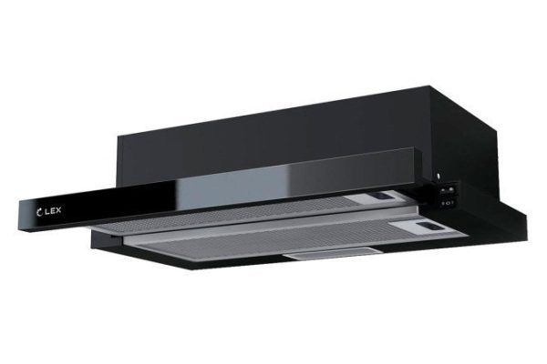 Вытяжка LEX Hogan G 600 Black цвет чёрный, 60х16х28 см