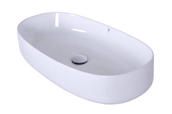 Раковина накладная ORANGE B07-675W Накладная, 67.5х14х35 см