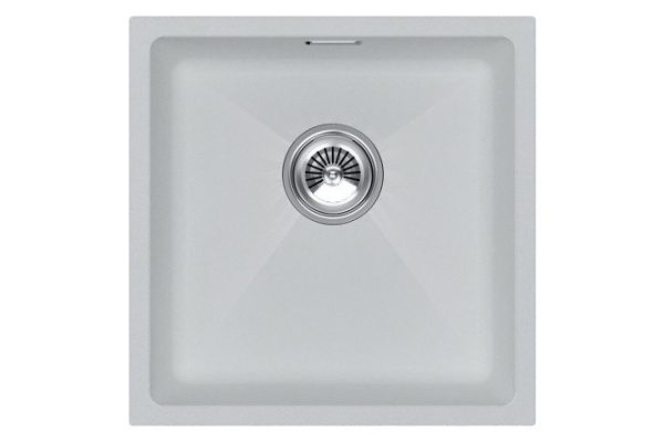 Мойка врезная PAULMARK Lumi 45 UNI IT-GRANIT LU45-WH 45.5х46х21 см