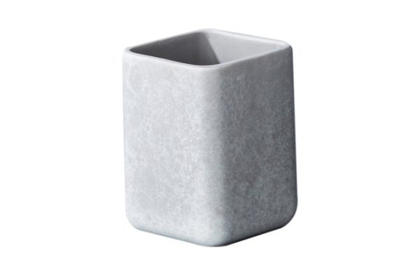 Стакан для зубных щёток EVIO Stone 7.5х10х7.5 см, Керамика